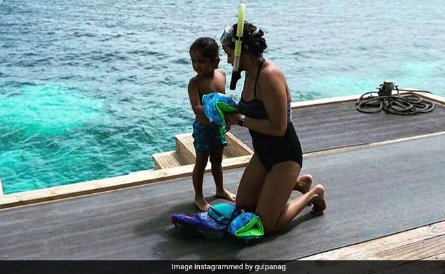 Snorkelling, Pool Time And Cycling: How Gul Panag Is Making Memories With Family In The Maldives