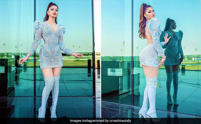 Urvashi Rautela In A Sparkly Rs 60 Lakh Michael Cinco Bodycon Dress Could Light Up Any Room
