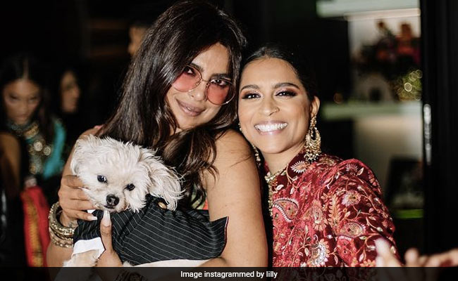 The Internet Loves Priyanka Chopra's Pics From "Fellow Punjabi" Lilly Singh's Diwali Party