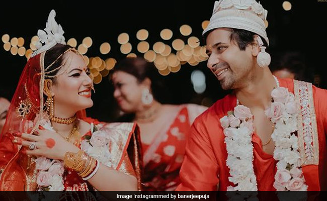 Dreamy Pics From Actors Puja Banerjee And Kunal Verma's "<i>Phere Wali</i>" Wedding