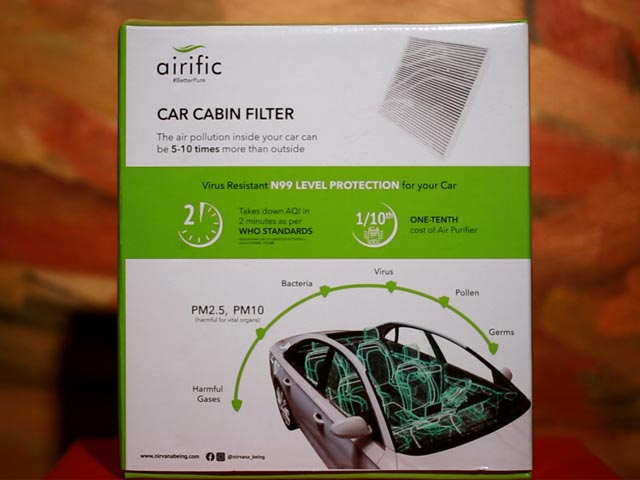 Airific Car Cabin Filter: Making the AC the Air Purifier