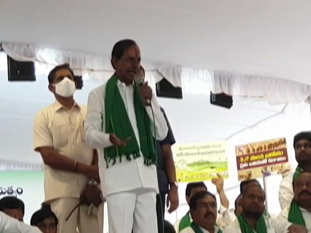 "Centre Creates Communal Tension During Polls": KCR's All-Out Attack