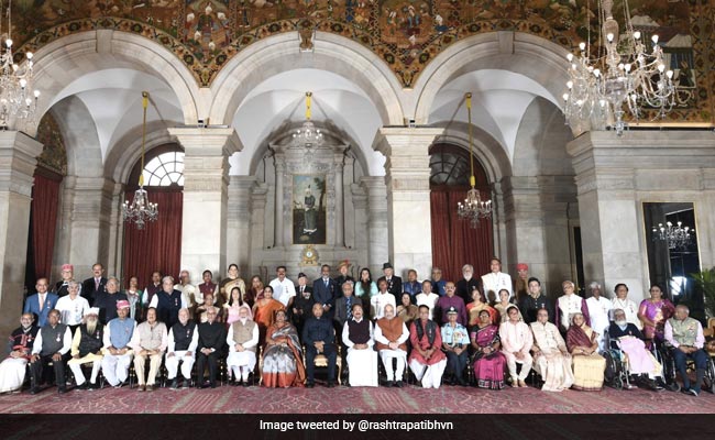 Padma Awardees Get Snapped With PM Modi, President Kovind After Ceremony