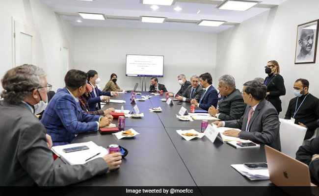 Ministers Of India, Brazil, South Africa, China Representing BASIC Group Meet At COP26