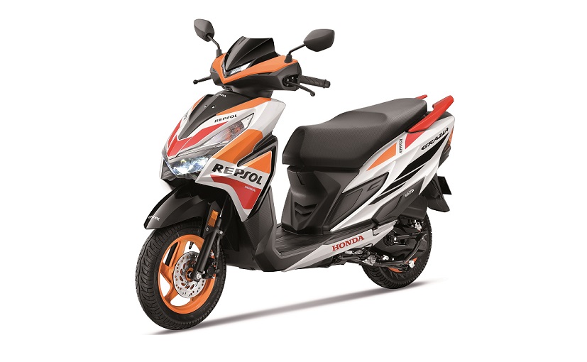 Honda Launches Grazia 125 Repsol Honda Team Edition In India; Priced At Rs. 87,138