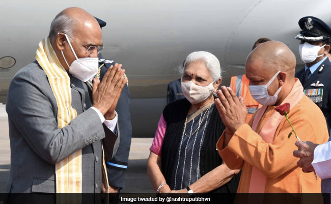 President Ram Nath Kovind Reaches UP's Kanpur For 2-Day Visit