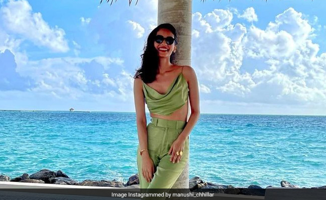Manushi Chhillar Is Busy Getting The "Maldivian Tan." What About You?