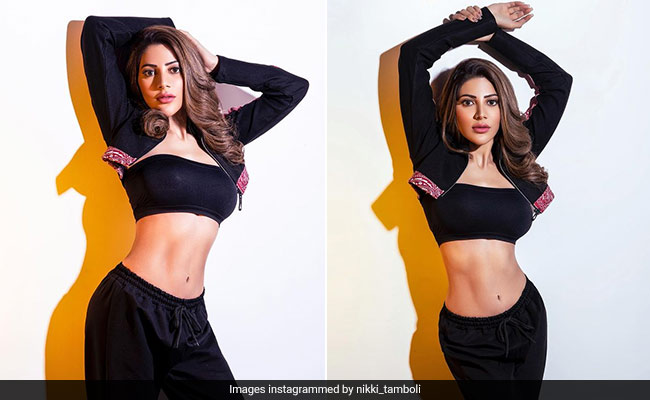 Nikki Tamboli Can Make Even Joggers And A Jacket Look So Very Stylish