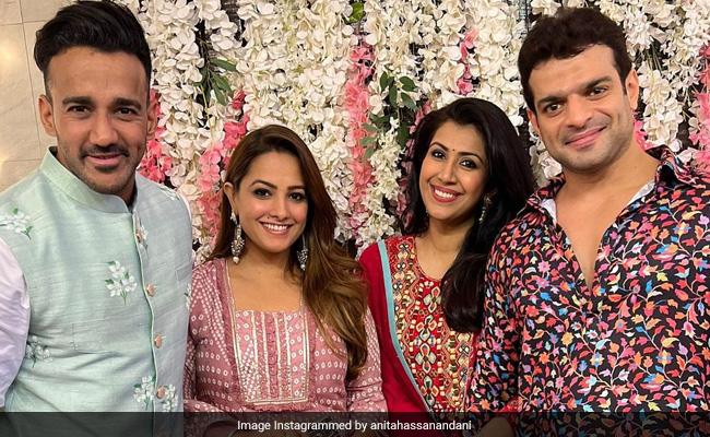 It Was A Mini <i>Ye Hai Mohabbatein</i> Reunion For Anita Hassanandani And Karan Patel