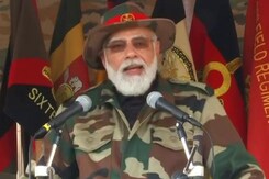 PM Celebrates Diwali With Troops In J&K PM Celebrates Diwali With Troops In J&K
