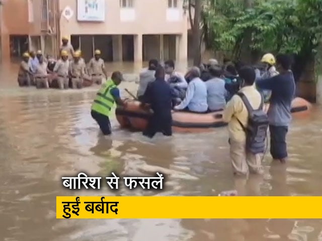 कर्नाटक में भारी बारिश, 24 नागरिकों की मौत