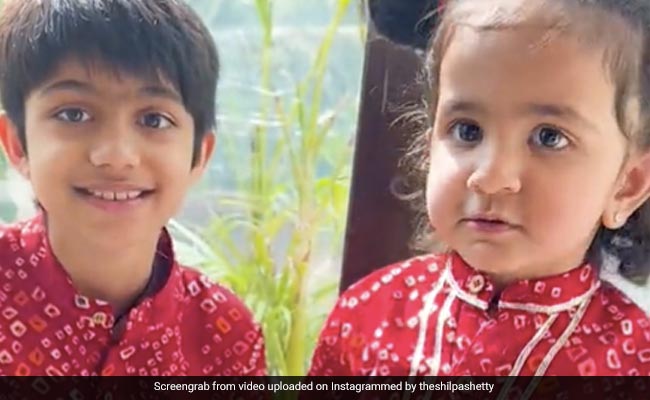 Bhai Dooj 2021: Shilpa Shetty Shares A Cuteness Overloaded Video Of Son Viaan And Daughter Samisha