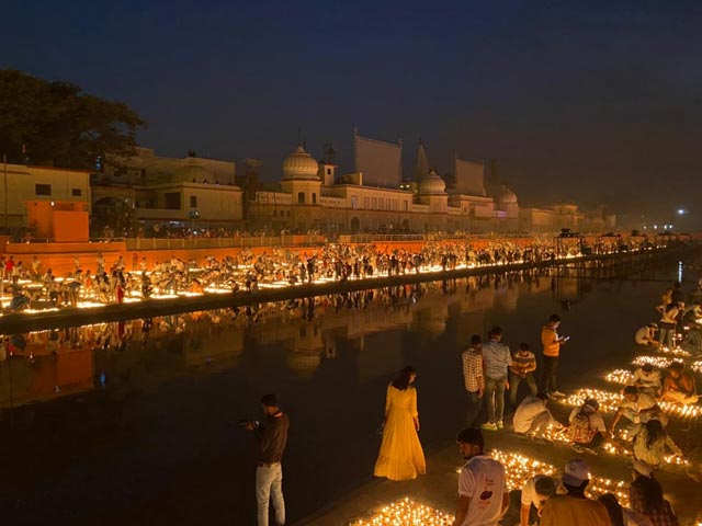 Yogi Adityanath Attends Mega Deepotsav Celebrations In Ayodhya