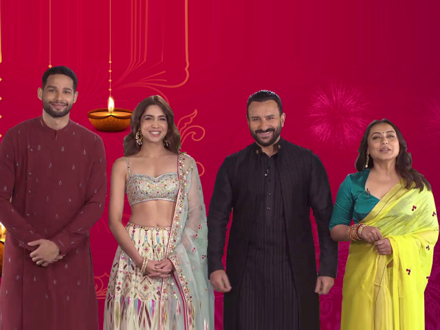 Team <i>Bunty Aur Babli 2</i> Wish You Happy Diwali