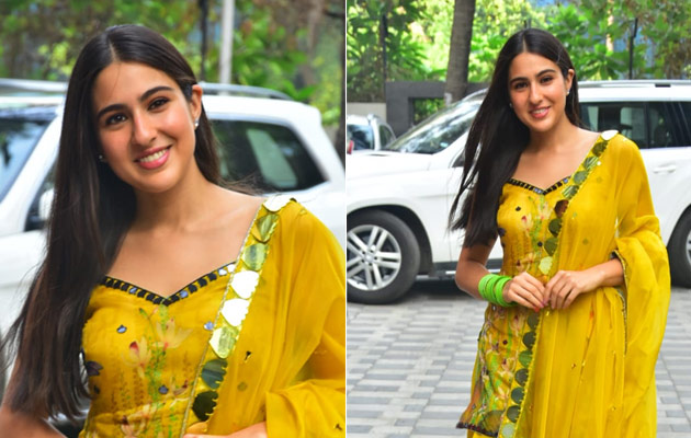 Ain't No Sunshine Like Sara Ali Khan In A Striking Yellow <i>Sharara</i>