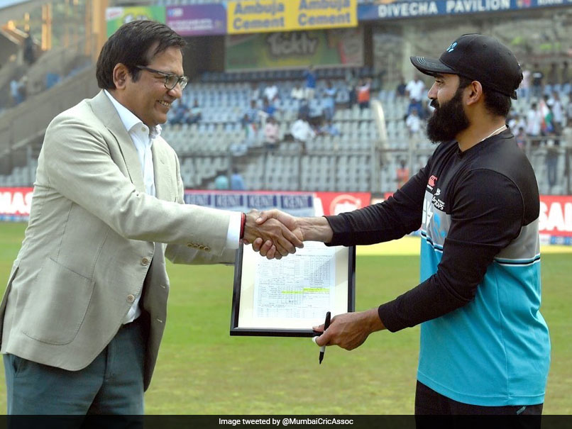 India vs New Zealand: Mumbai Cricket Association Felicitates Ajaz Patel For His Rare Feat In Second Test