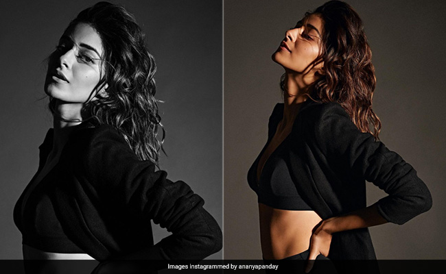 Ananya Panday's All-Black Layered Look Is Like Absolutely No Other