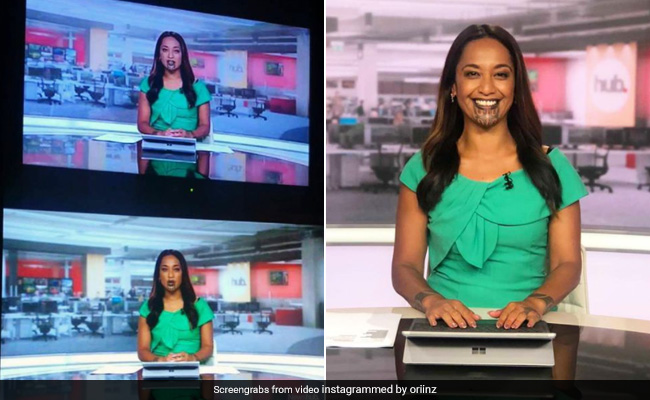 चेहरे के टैटू के साथ एंकरिंग कर महिला ने बनाया अनोखा रिकॉर्ड, अब हर कोई कर रहा तारीफ