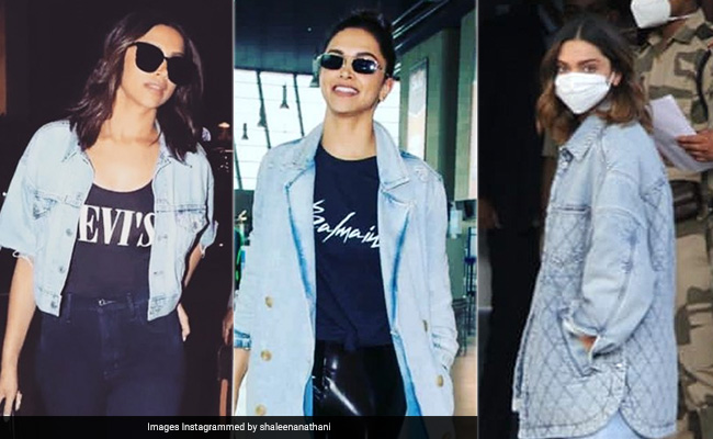 Deepika Padukone's Love For Denim Completes All Her Airport Looks And Here's Proof