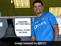 Rahul Dravid Rings The Ball Before Start Of Day 4 In Centurion Test