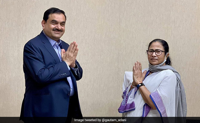 Mamata Banerjee Meets Business Tycoon Gautam Adani In Kolkata