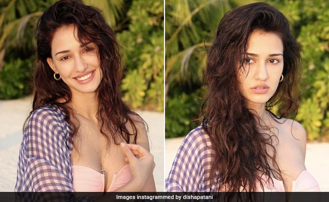 Disha Patani's Maldives Holiday Is Rose Tinted With Her Pretty Pink Bikini