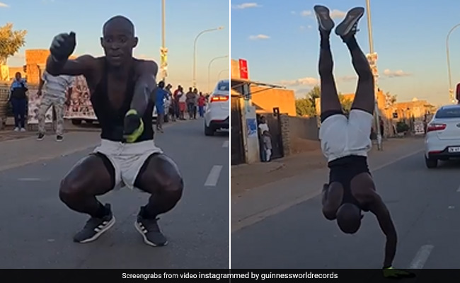 शख्स ने एक हाथ से कलाबाजी दिखाकर बनाया वर्ल्ड रिकॉर्ड, हैरतअंगेज करतब को देख रह जाएंगे दंग