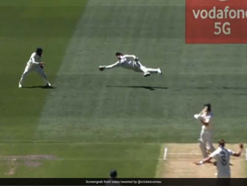 Watch: England's Jos Buttler Takes Sensational Diving Catch Behind The Stumps To Dismiss Australia's Marcus Harris