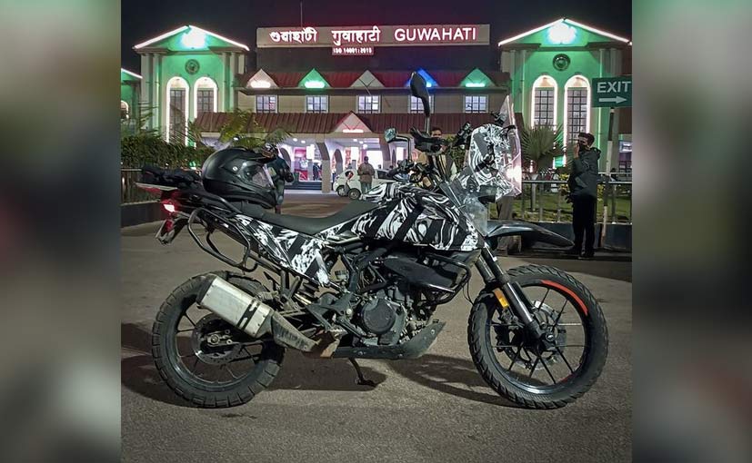 KTM 390 Adventure With A Custom Dakar Rally Kit Spotted Testing In Assam