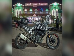 KTM 390 Adventure With A Custom Dakar Rally Kit Spotted Testing In Assam KTM 390 Adventure With A Custom Dakar Rally Kit Spotted Testing In Assam