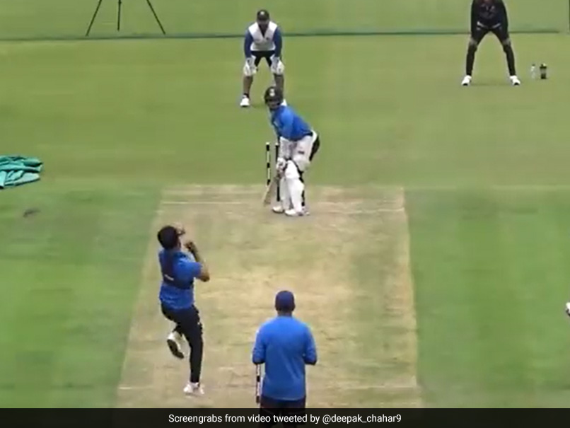 Watch: Standby Deepak Chahar Troubles India Batters With Control And Swing Ahead Of 1st South Africa Test