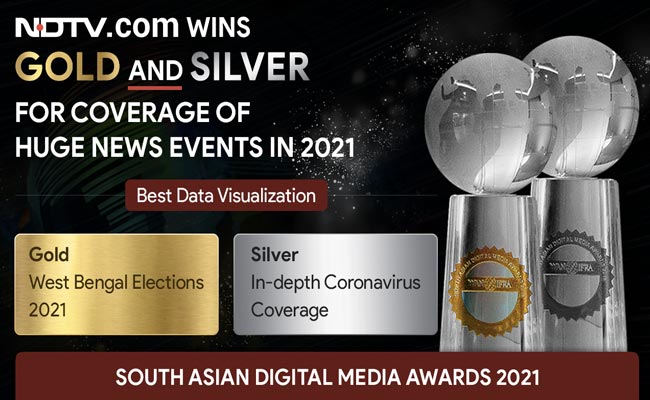 NDTV Wins Top Honours At South Asian Digital Media Awards 2021 NDTV Wins Top Honours At South Asian Digital Media Awards 2021