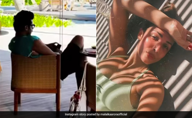 मालदीव में यूं टू पीस में घूमती नजर आईं मलाइका अरोड़ा तो अर्जुन कपूर की तस्वीरों ने कही ये कहानी