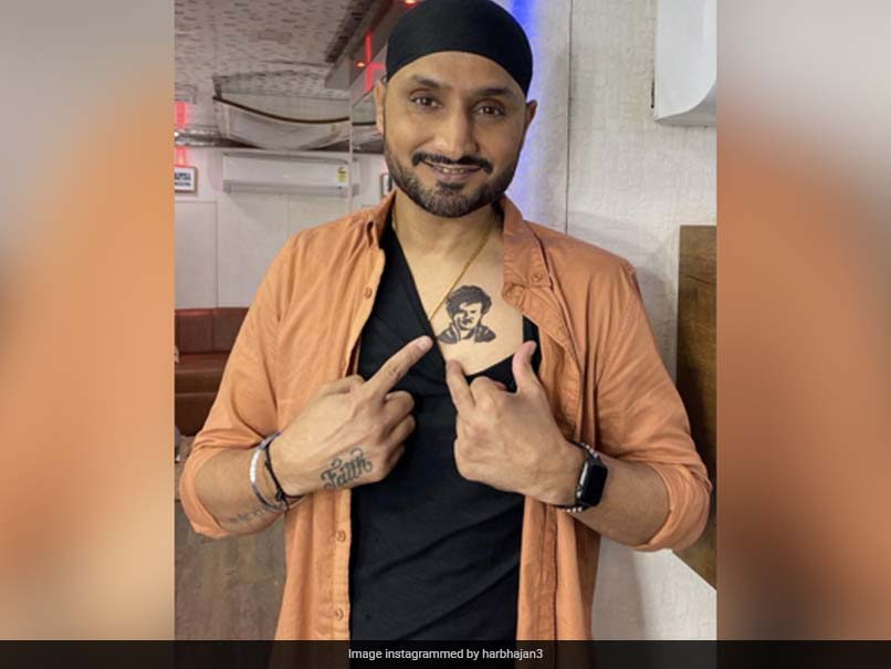 On Rajinikanth's Birthday, Harbhajan Singh Gets A Chest Tattoo Featuring 'Thalaiva'