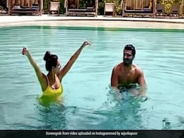 Arjun Kapoor Is "Working Out Even On A Holiday," Courtesy Malaika Arora Arjun Kapoor Is "Working Out Even On A Holiday," Courtesy Malaika Arora
