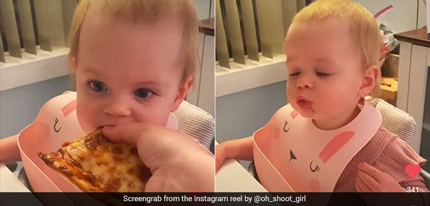 Watch: Baby Tries Pizza For The First Time; Her Adorable Reaction Is Too Relatable To Miss