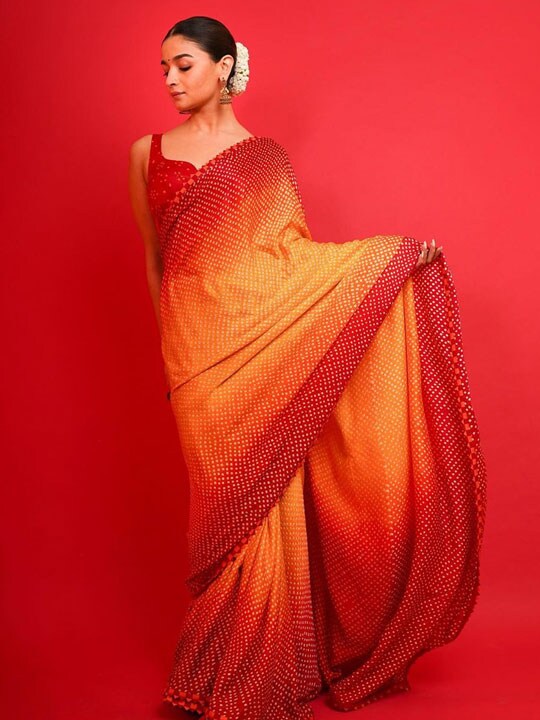 Alia Bhatt's Stylish Sarees