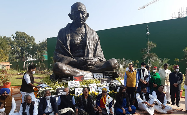 Opposition Leaders Take Out Protest March, Want Suspension Of MPs Revoked