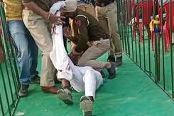 On Video, Punjab Teachers Gagged, Hauled Away From Chief Minister's Rally On Video, Punjab Teachers Gagged, Hauled Away From Chief Minister's Rally