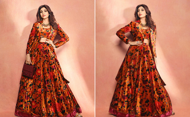 Shilpa Shetty's Lehenga-Jacket Look Is All Things Magical