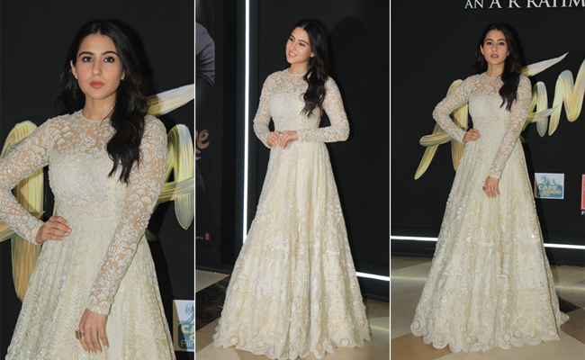 Sara Ali Khan Is An Ethereal Vision In White In A Rs 3 Lakh Rahul Mishra Gown