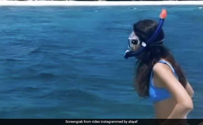 Alaya Furniturewalla Shares Her "Terrified First Reaction" To Open Waters In Maldives