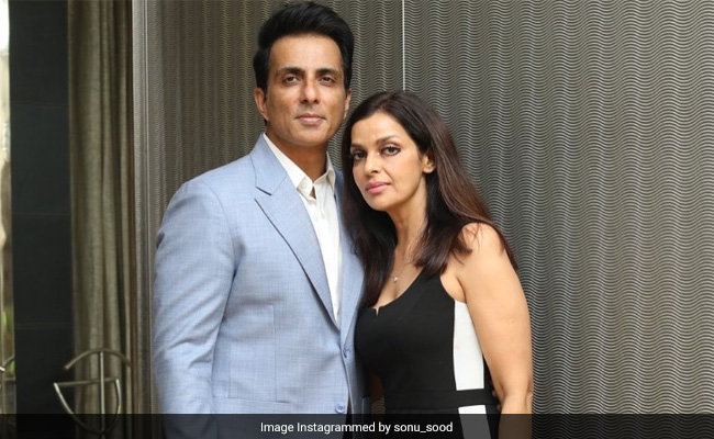Sonu Sood's Birthday Wish For Wife Sonali Came Gift-Wrapped Like This