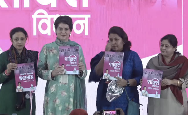 'Smartphones, Scootys, Security': Congress' "Women's Manifesto" Before UP Polls