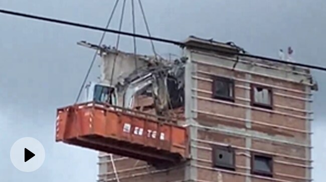 You've Never Seen A Building Being Demolished Like This
