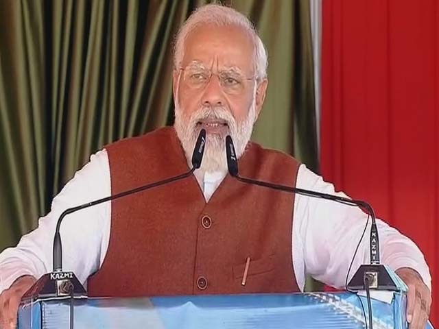PM's Swipe At Rivals While Launching Project In UP