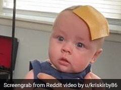 Watch: The Hilarious Moment When A Cheese Slice Stopped This Baby From Crying Watch: The Hilarious Moment When A Cheese Slice Stopped This Baby From Crying