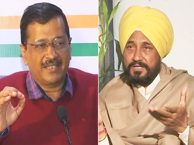 Arvind Kejriwal vs Charanjit Channi In Punjab As Poll Battle Heats Up