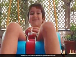 करीना कपूर ने शेयर किया बड़े बेटे तैमूर अली खान का Video, इस अंदाज में झूला झूलते दिखे छोटे नवाब करीना कपूर ने शेयर किया बड़े बेटे तैमूर अली खान का Video, इस अंदाज में झूला झूलते दिखे छोटे नवाब
