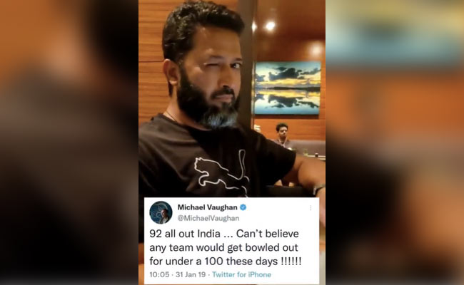 वसीफ जाफर के आंख मारने से क्यों 'तिलमिला' उठे इंग्लैंड के पूर्व कप्तान माइकल वॉन, देखिए VIDEO